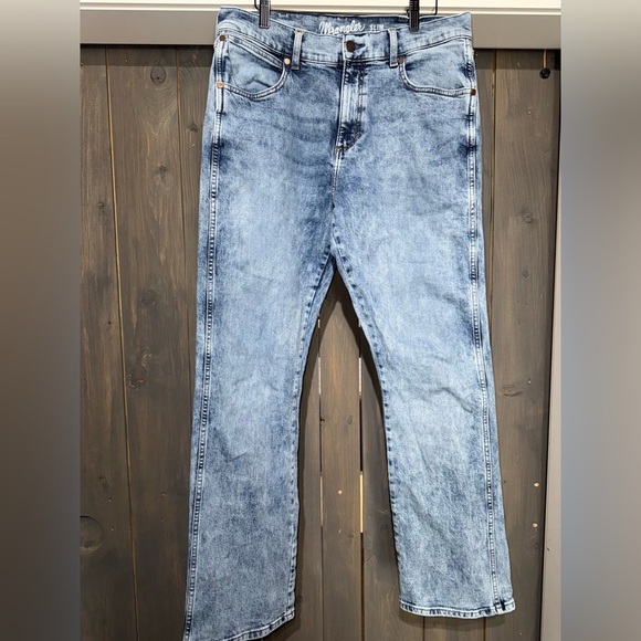 MEN'S WRANGLER- Retro Slim Boot cut Jeans 34x34 - Picture 2 of 8